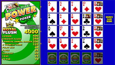 Aces & Faces er et af de mest populære video poker spil