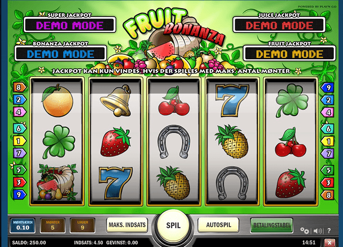 Vind jackpot med Fruit Bonanza