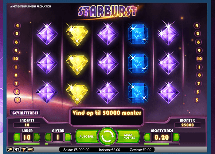 Starburst – En top spillemaskine